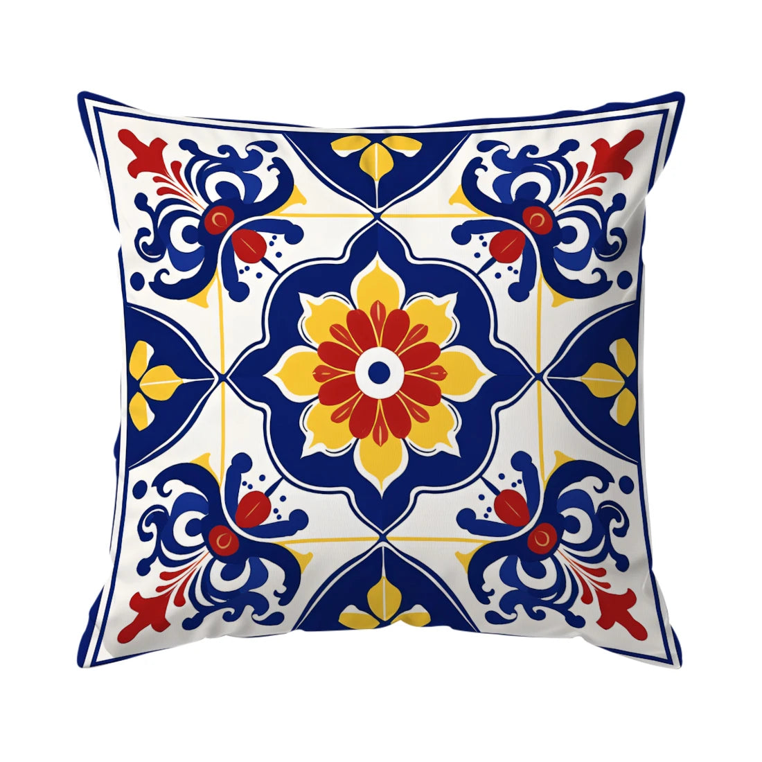 Capas de Almofada Mandala Boêmia em Tons Vibrantes - Casa Ornato