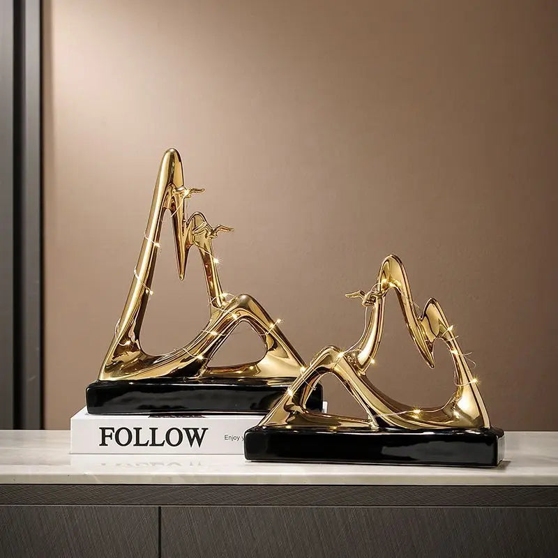 Criativo Jinshan High-Grade Decorações, Luz Moderna, Decorações de luxo para Home Living Room Entrance