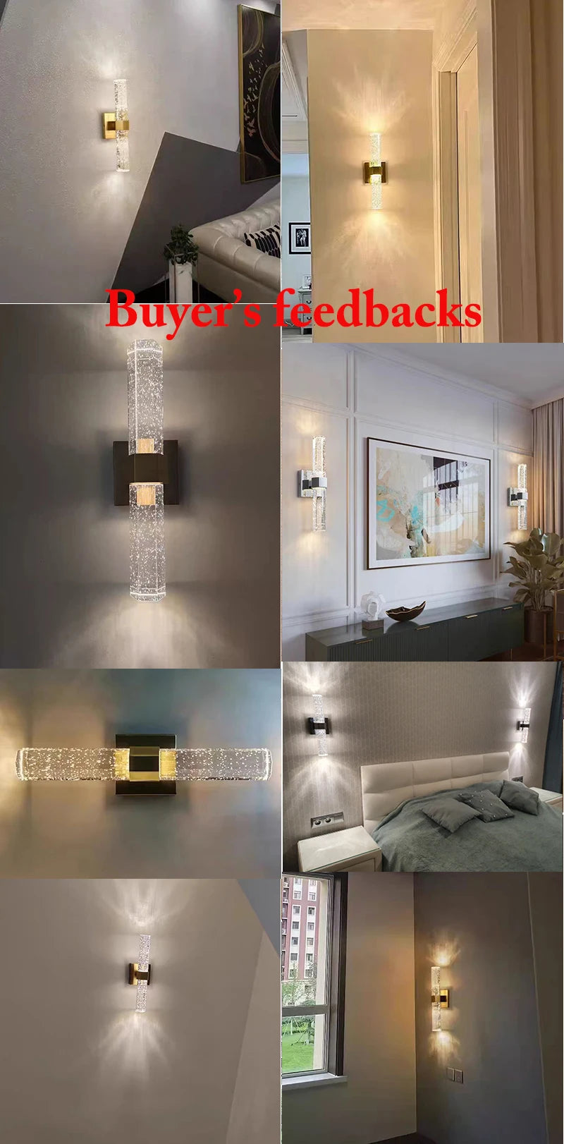 Bolha de cristal lâmpadas parede moderna iluminação led ouro arandelas parede interior sala estar fundo tv quarto corredor decoração casa lustre