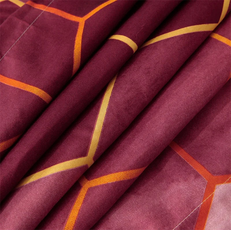 3 pçs conjunto de edredom verde duplo/completo/queen/king/single/duplo tamanho, conjuntos de cama geométricos para homem mulher, capa de edredão de mármore