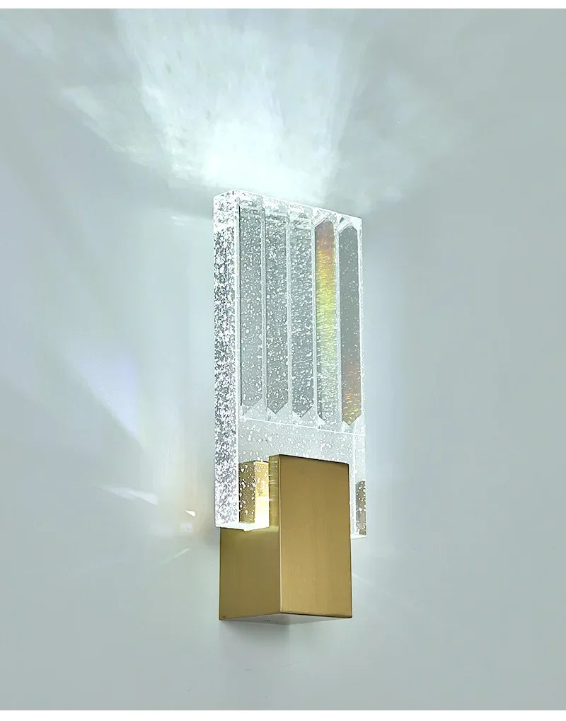 Simples e moderno lâmpada de parede vidro criativo estudo quarto cama luz luxo decoração corredor sala estar fundo parede luzes led