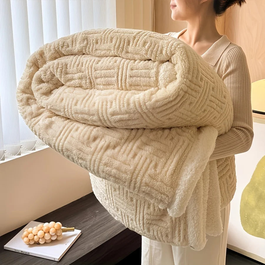 Cobertor Duplo de Luxo Vintage em Plush - Casa Ornato