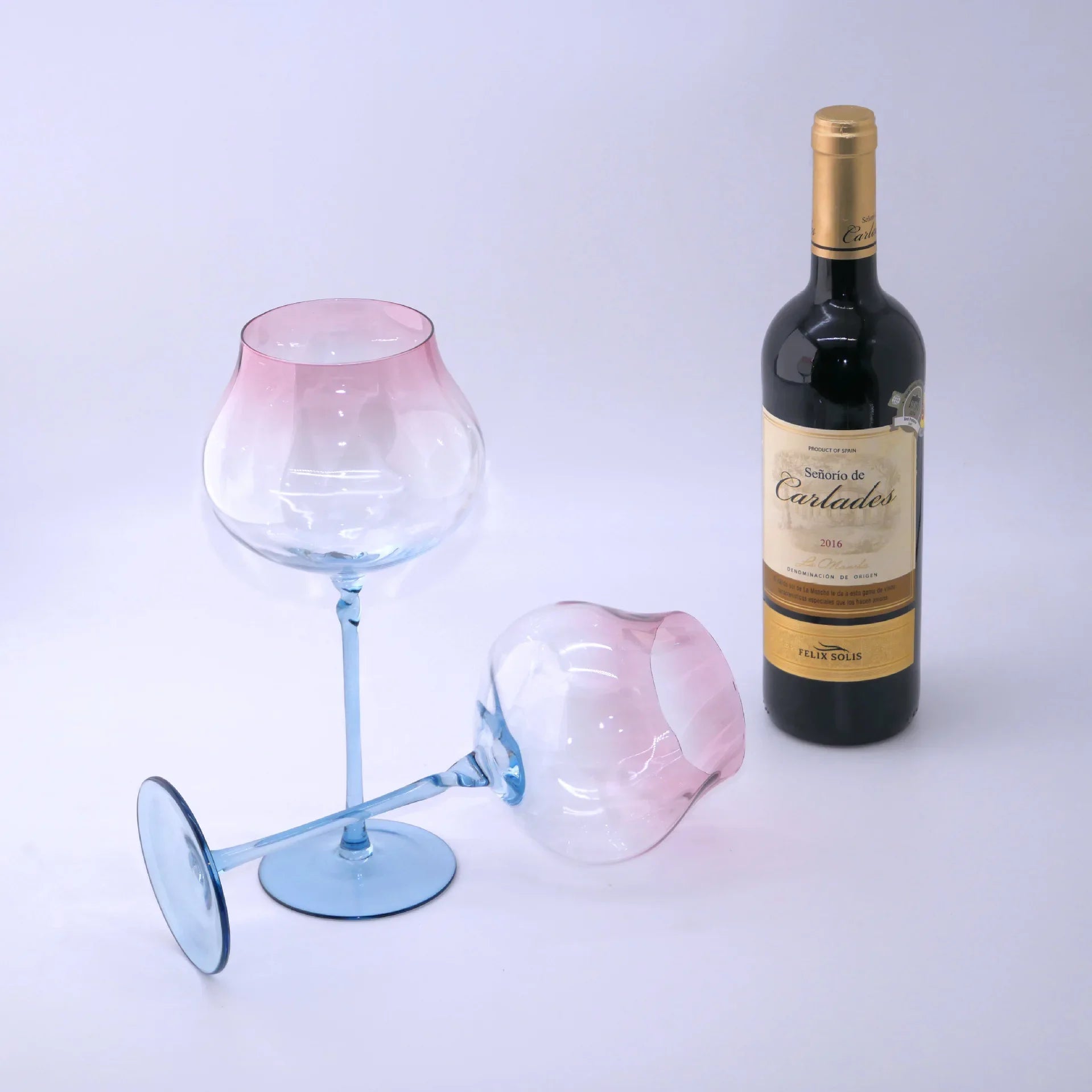 Taças de Vinho Tinto de Cristal com Gradiente - 750ml - Casa Ornato