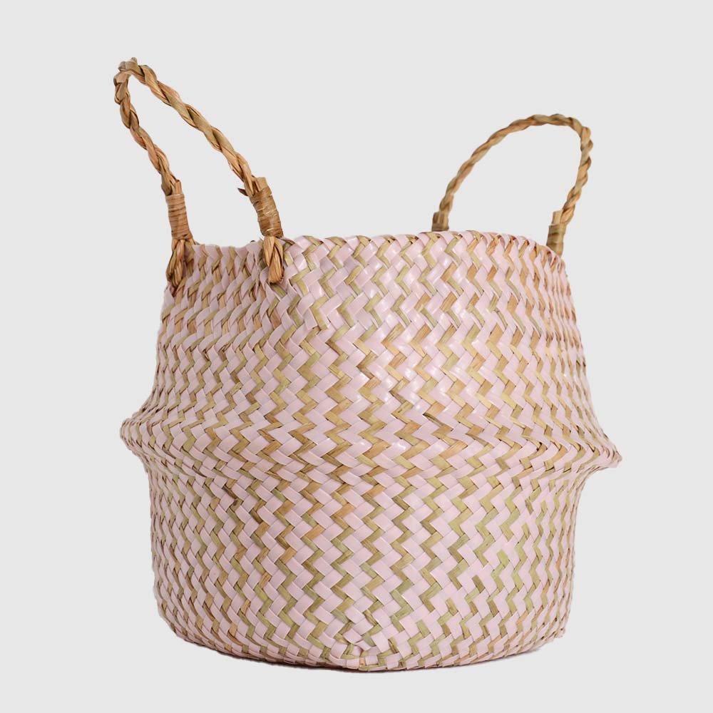 Cesta de Vime Artesanal Boho Elegance - Casa Ornato