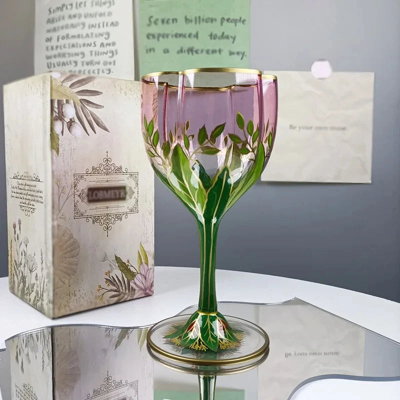 Cálice de Cristal Vintage – Sofisticação e Charme Clássico - Casa Ornato