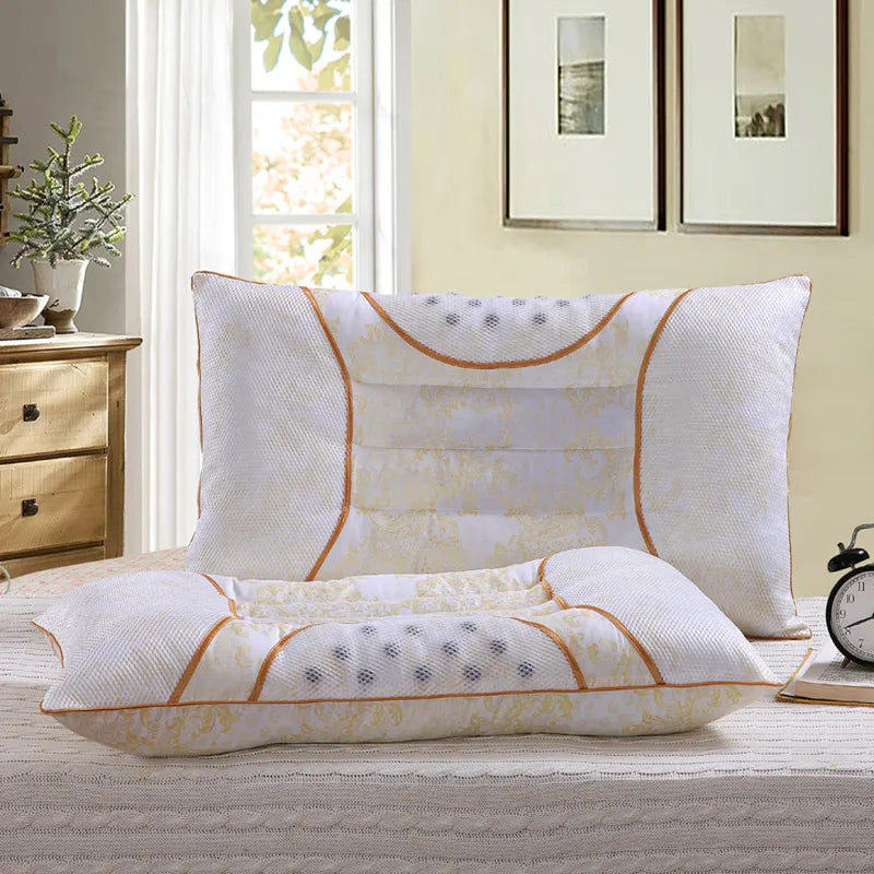 100% algodão medicina chinesa cassia fisioterapia terapia magnética travesseiro quarto cama proteção do sono coluna cervical travesseiro núcleo evitar torcicolo