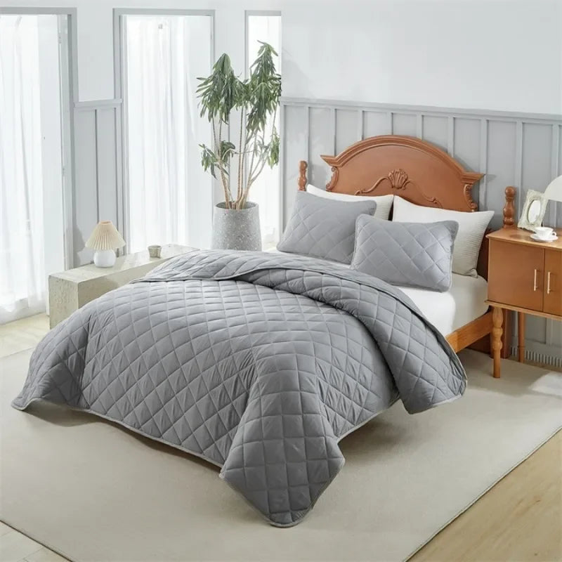 Colcha Acolchoada Luxuosa de Dupla Face - Casa Ornato