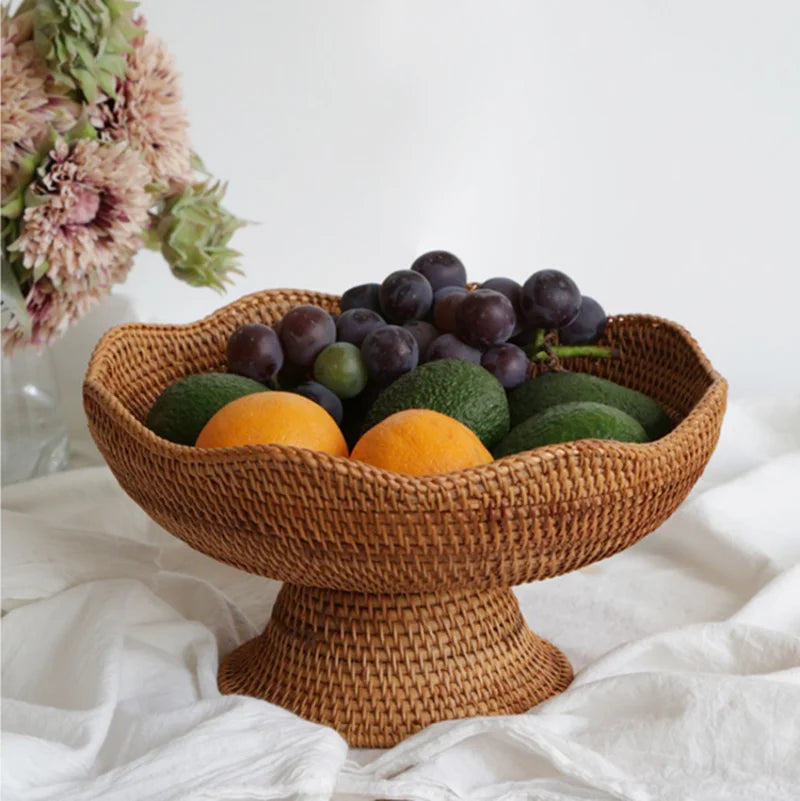 Cestas Decorativas de Vime para Frutas - Casa Ornato