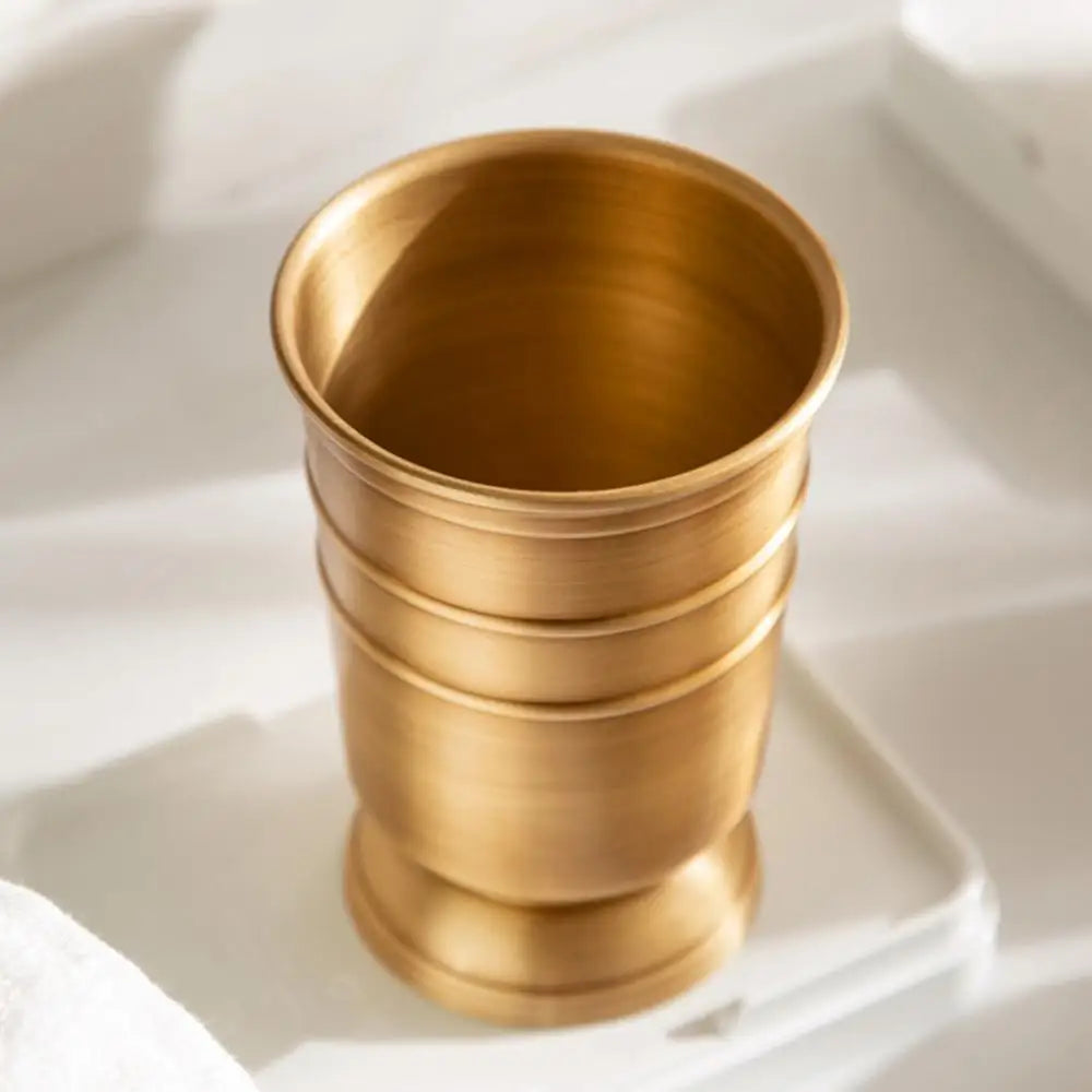 De cobre boca Cup Sabonete Dispenser Dish, Toothbrush Holder, Home Limpeza Abastecimento, 1Pc