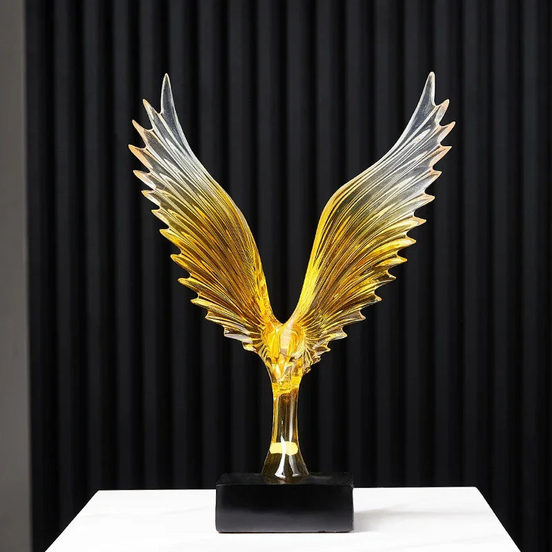 Estátua de Asas Ethereal Wings - Decoração Elegante - Casa Ornato