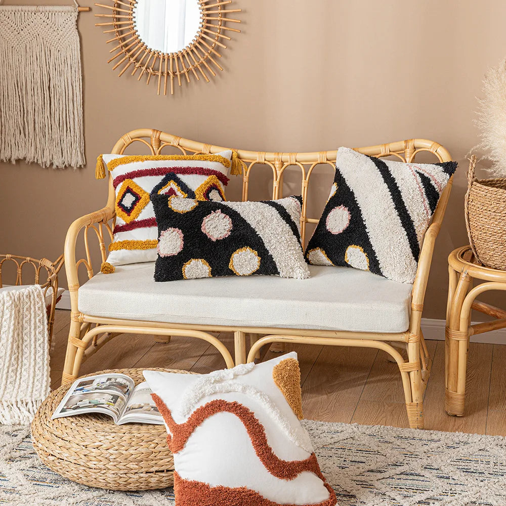 Capa de Almofada Decorativa Boho Chic - Casa Ornato