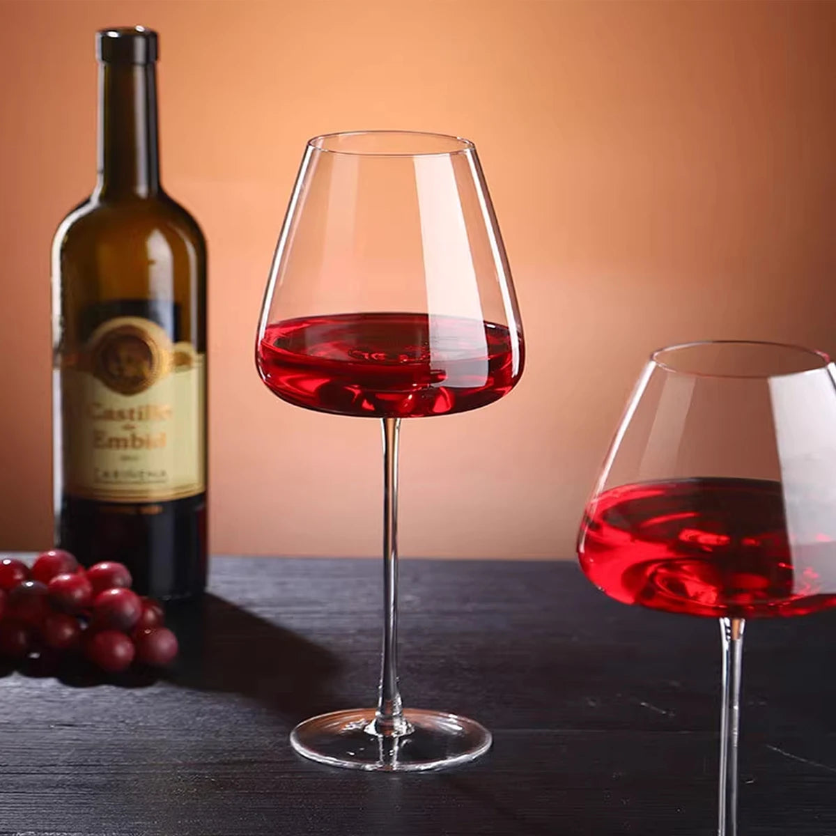 2 peças 600ml borgonha copo de vinho tinto copo de vinho copo de vinho de barriga grande