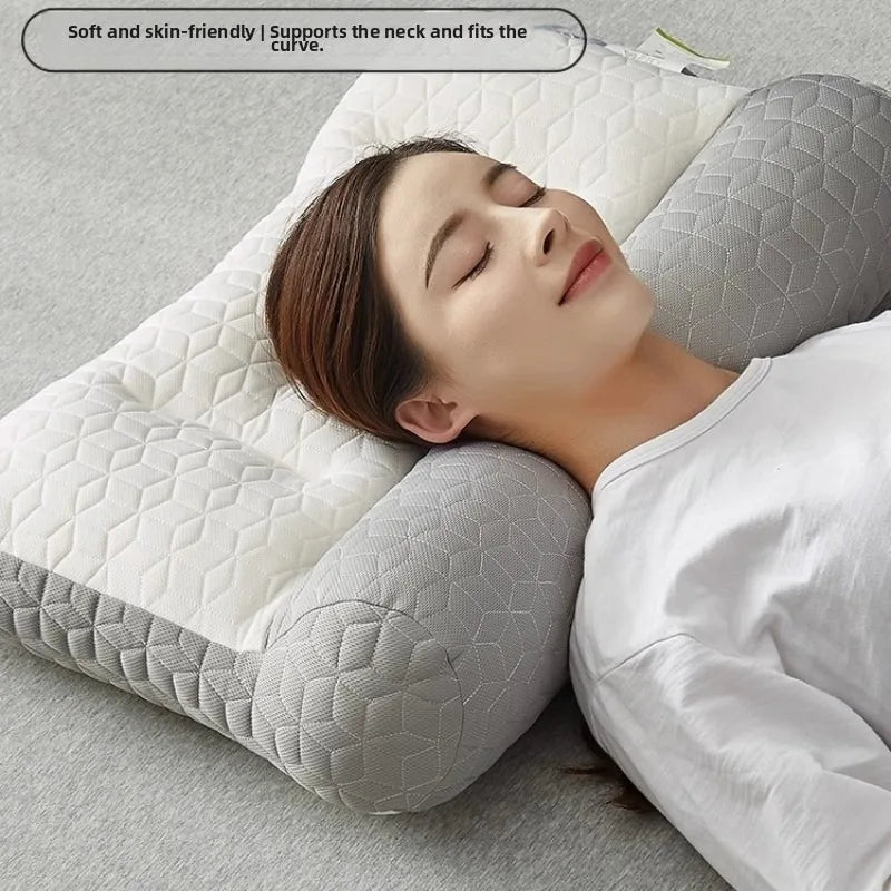 1pc pescoço travesseiro ajuda proteção do sono pescoço massagem sono travesseiro uso quarto cama tamanho 48x74cm