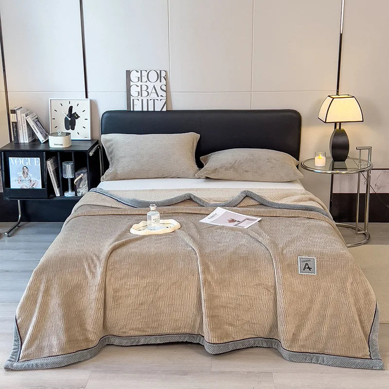 Cobertor de Veludo Coral Elegância - Casa Ornato