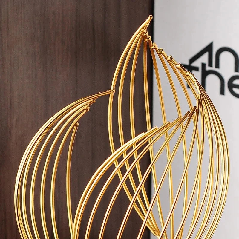 Escultura cerâmica abstrata do metal, decoração Home moderna, sala de estar, desktop, escritório, acessórios, artesanato presente, w5315