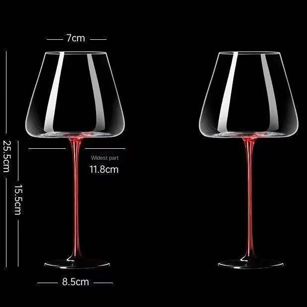 Conjunto De Vidro De Vinho Tinto De Alto Valor, Grande Capacidade Bar Térmicas, Vidro De Cristal Alto, Casa Copos De Champanhe, Alto Valor, 720ml