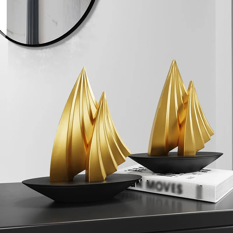 Ornamento Veleiro de Luxo para Decoração - Casa Ornato