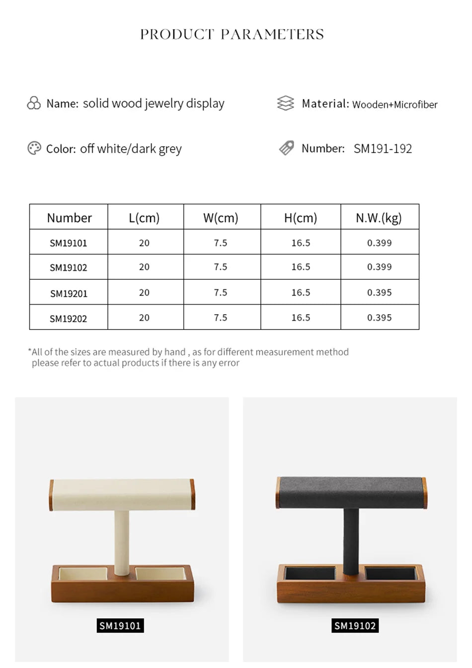 Mishitu suporte de exibição de relógio de madeira sólida t-bar relógio rack de armazenamento de jóias suporte para homens mulheres jóias acessório organizador titular
