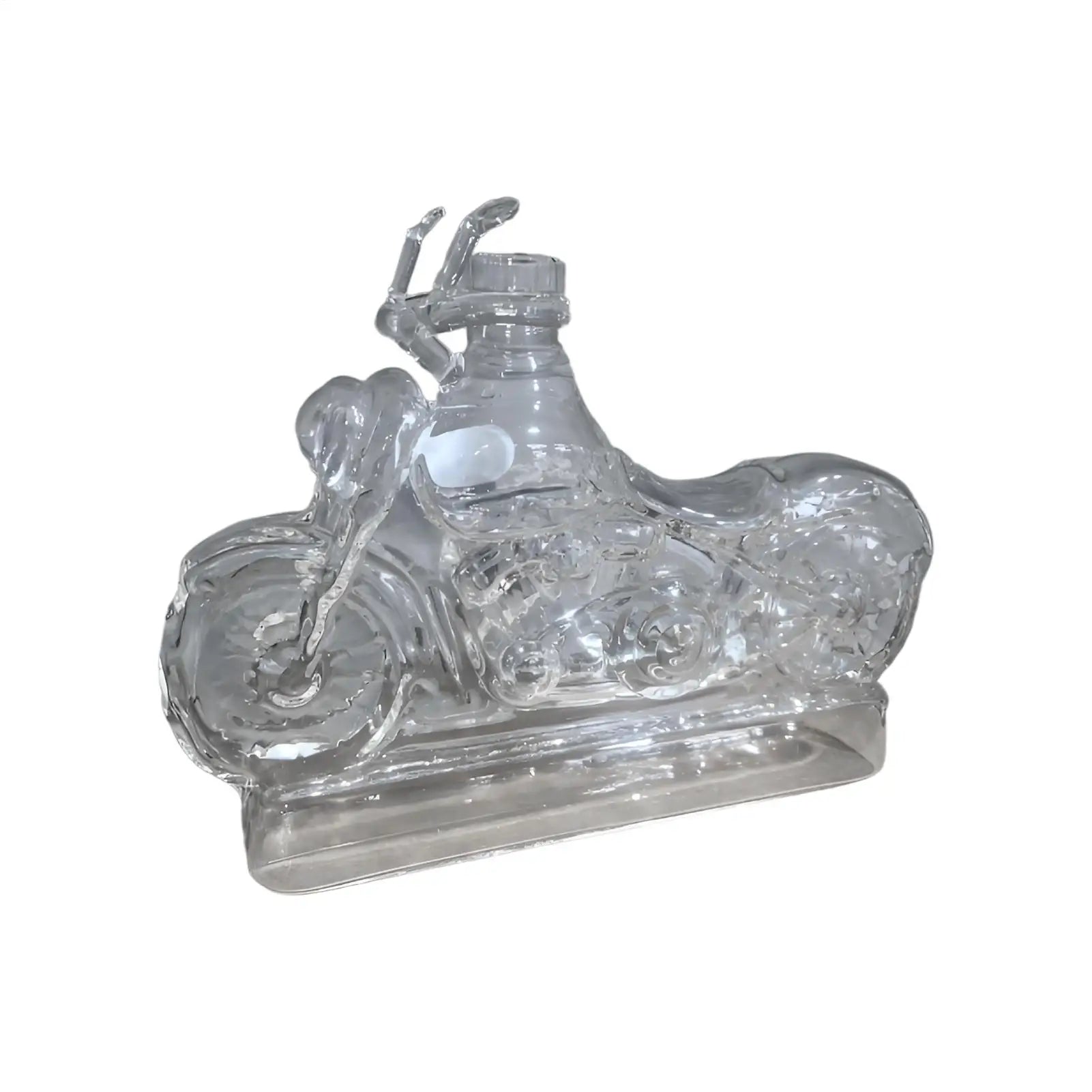 Decantador de vinho tinto em forma de motocicleta, aerador de vinho de vidro, garrafa de bebida engraçada, dispensador de licor para homens, pai, amantes de motocicletas