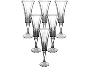 Jogo de Taças de Vidro para Champanhe Transparente 164ml 6 Peças Hauskraft Jennie