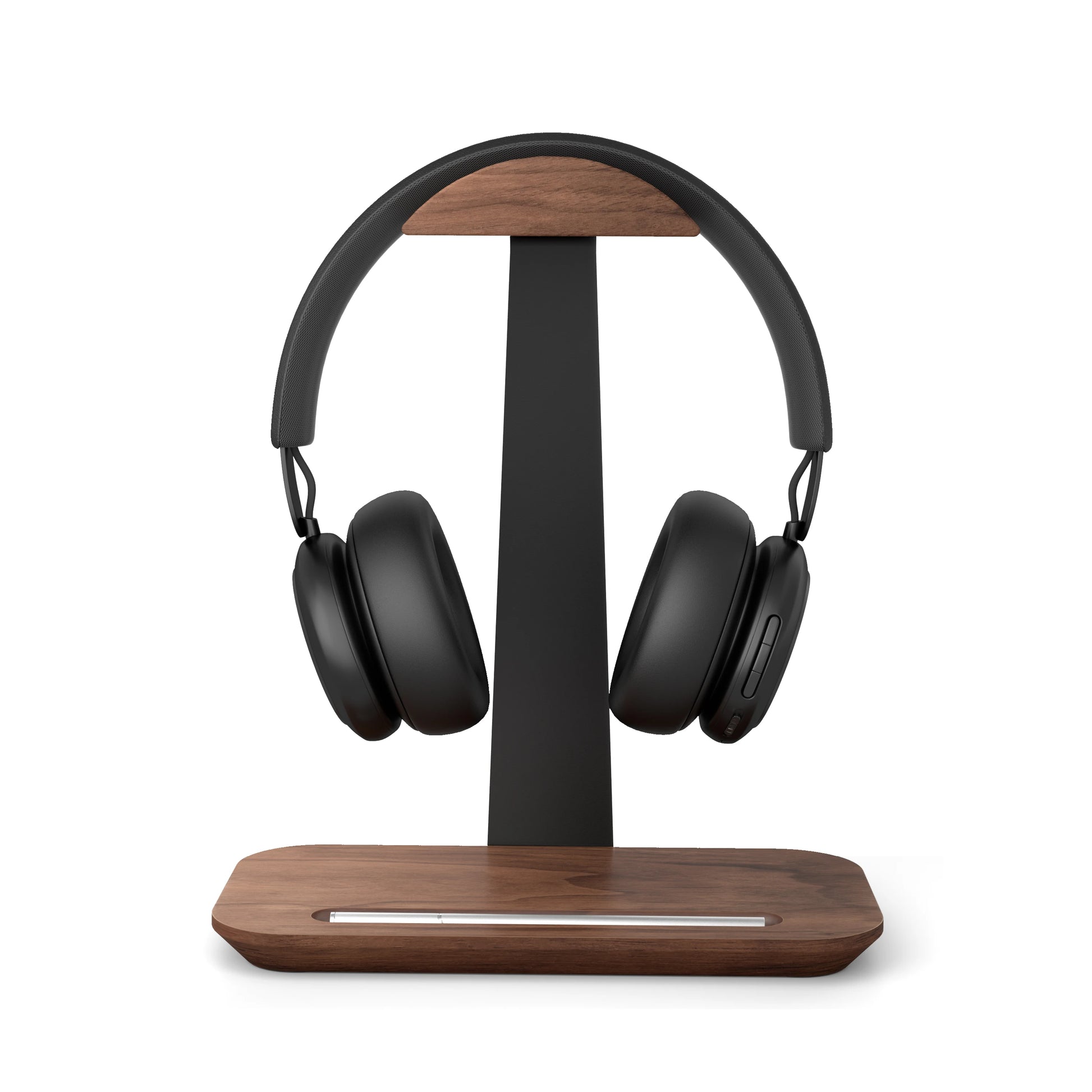 Suporte Escultural de Madeira para Fones - Casa Ornato