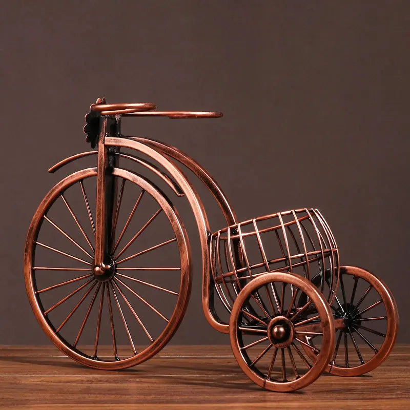 VintagePedal - Rack de Vinho Vintage em Metal - Casa Ornato