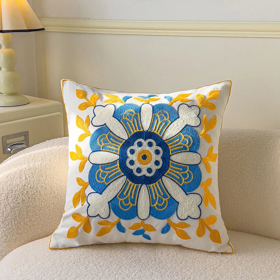 Novo estilo de almofada de sofá cor almofada sala de estar moderna capa de almofada simples (não inclui núcleo de travesseiro) 45x45cm