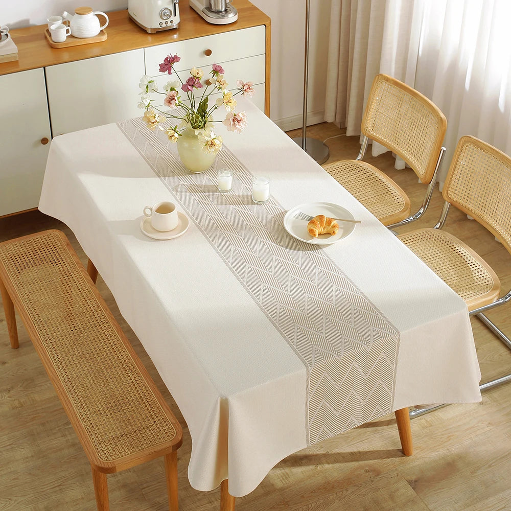 Battilo vintage retângulo toalha de mesa de linho capa de mesa à prova dwaterproof água resistente a manchas para mesa de jantar decoração da cozinha