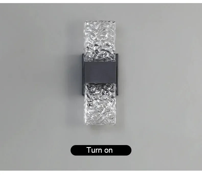 Simples e moderno lâmpada de parede vidro criativo estudo quarto cama luz luxo decoração corredor sala estar fundo parede luzes led