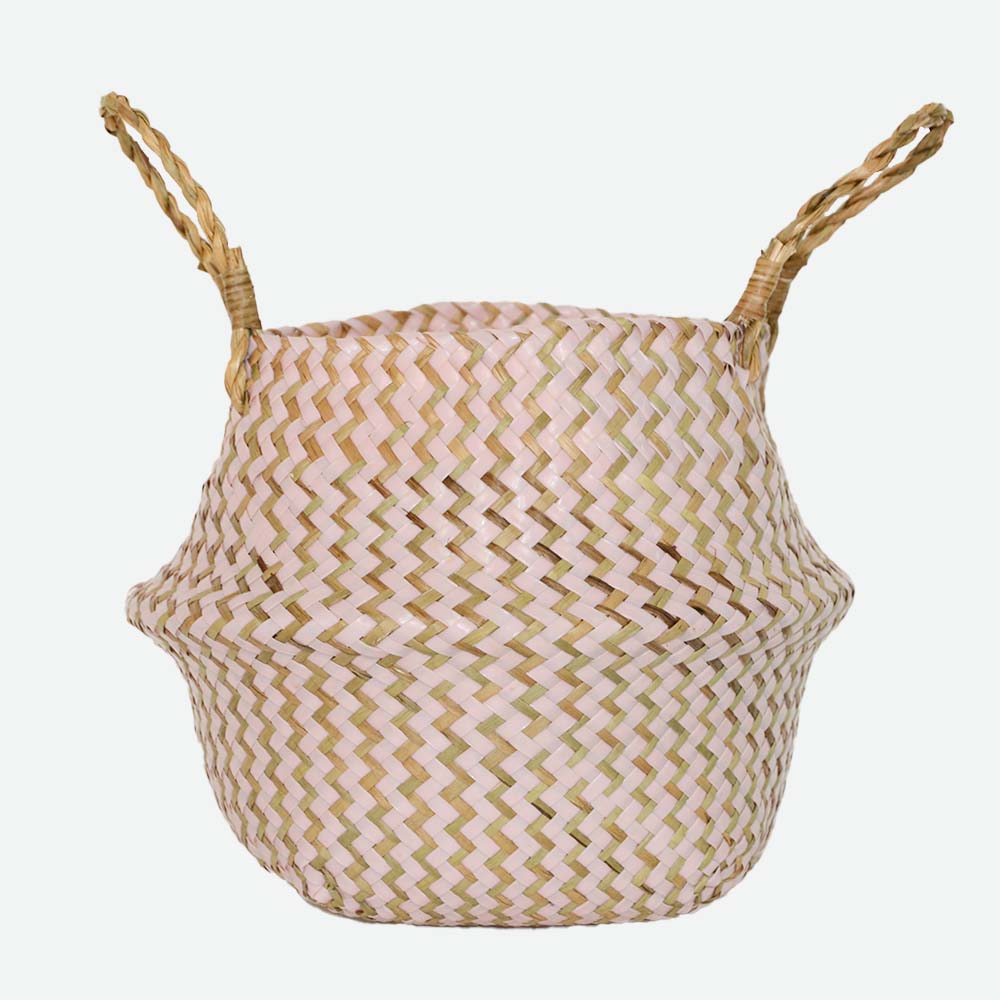 Cesta de Vime Artesanal Boho Elegance - Casa Ornato