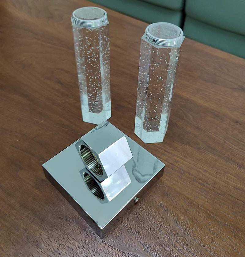 Bolha de cristal lâmpadas parede moderna iluminação led ouro arandelas parede interior sala estar fundo tv quarto corredor decoração casa lustre