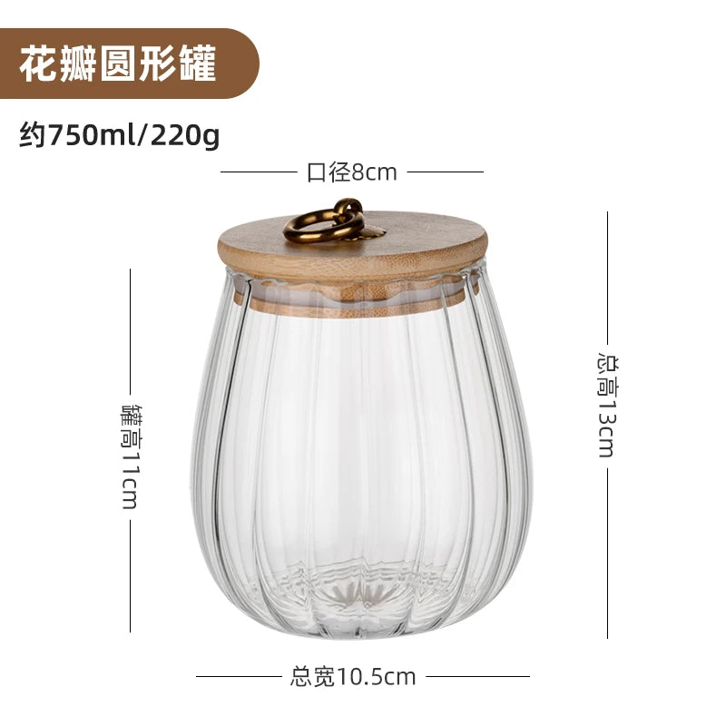 Frasco de Vidro Elegante 750ml para Armazenamento - Casa Ornato