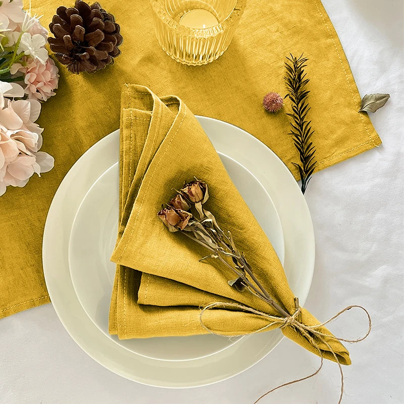 Conjunto Sofisticado de Guardanapos de Poliéster - Casa Ornato