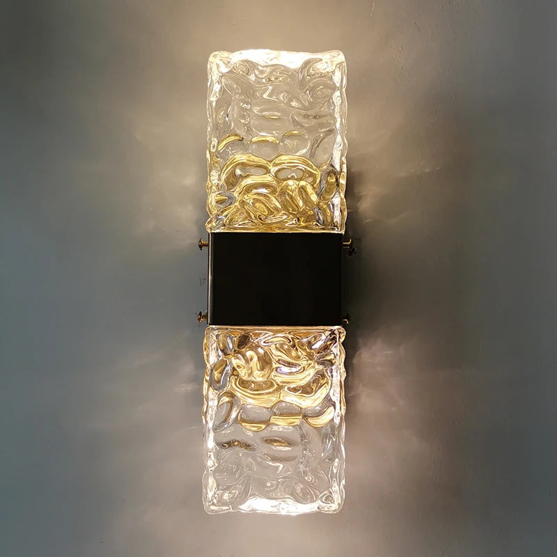 Simples e moderno lâmpada de parede vidro criativo estudo quarto cama luz luxo decoração corredor sala estar fundo parede luzes led