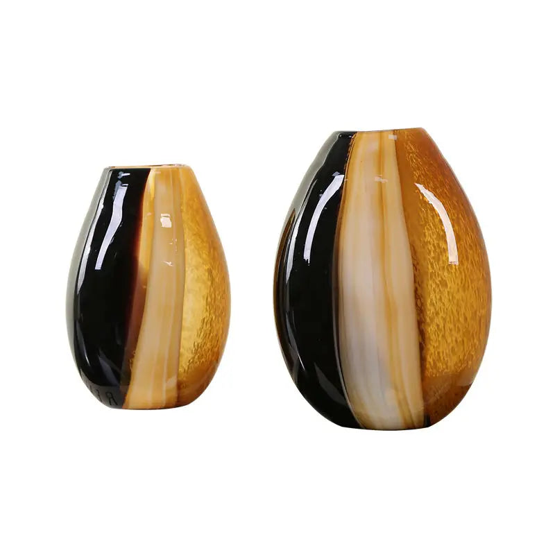 Simples vidro moderno cor combinando vaso arte luz luxo decoração sala de estar decoração pode ser decorado com dispositivo de flor hidropônica