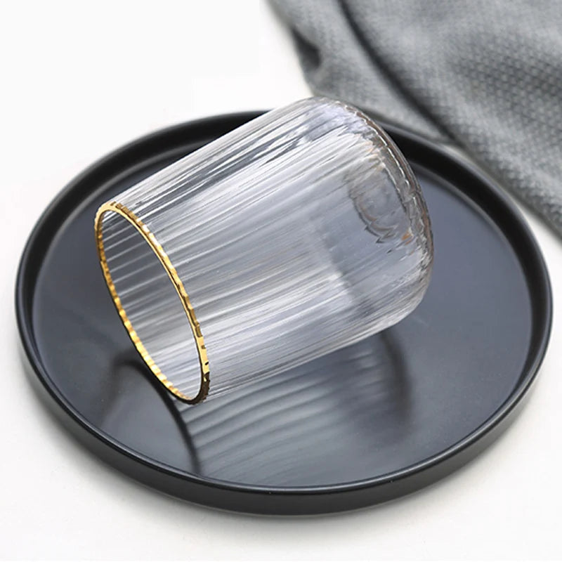 Copo Royale com Aro Dourado - Casa Ornato