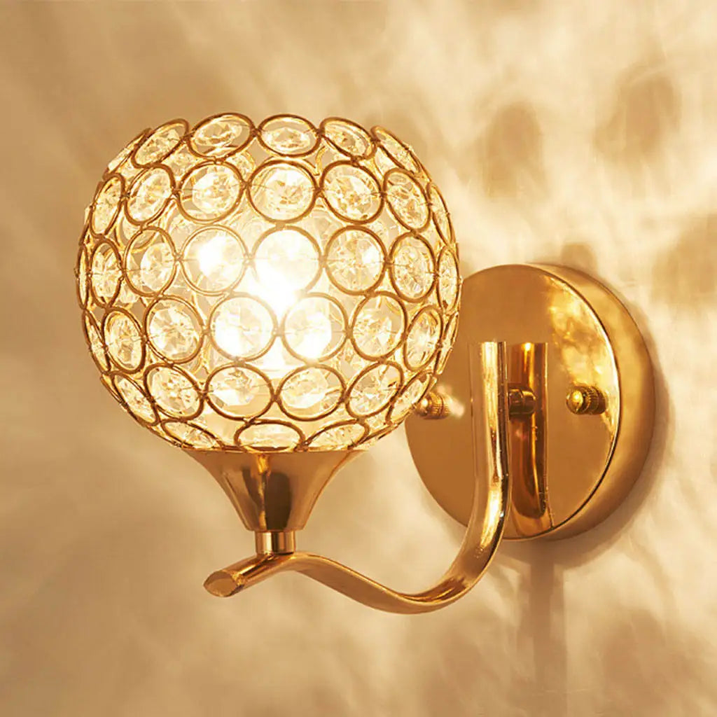 E27 arandela de parede cristal luz simples e criativo quarto cabeceira lâmpada parede luzes cristal para casa ligting decoração da parede lâmpada