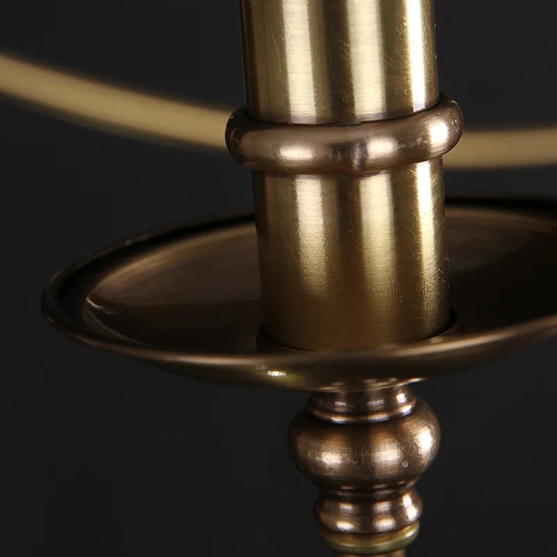 Luz americana simples moderna do candelabro do ferro, sala de estar, cozinha, sala de jantar, quarto, estudo, iluminação da vela, personalidade