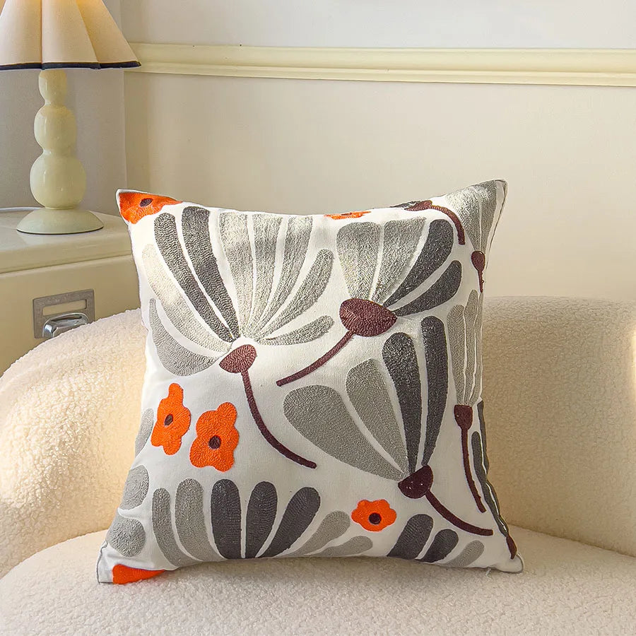 Novo estilo de almofada de sofá cor almofada sala de estar moderna capa de almofada simples (não inclui núcleo de travesseiro) 45x45cm