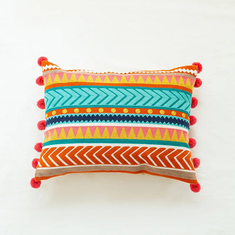 Almofada de alpaca indiana para cadeira de escritório, fronhas coloridas, decoração criativa, sofá, decoração do quarto
