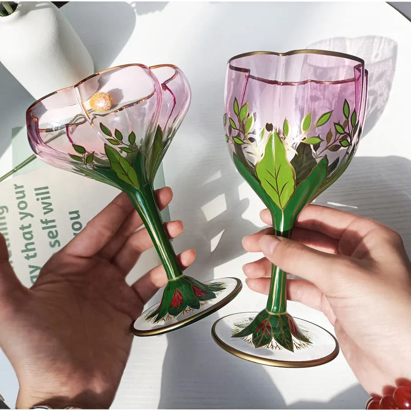 Cálice de Cristal Vintage – Sofisticação e Charme Clássico - Casa Ornato