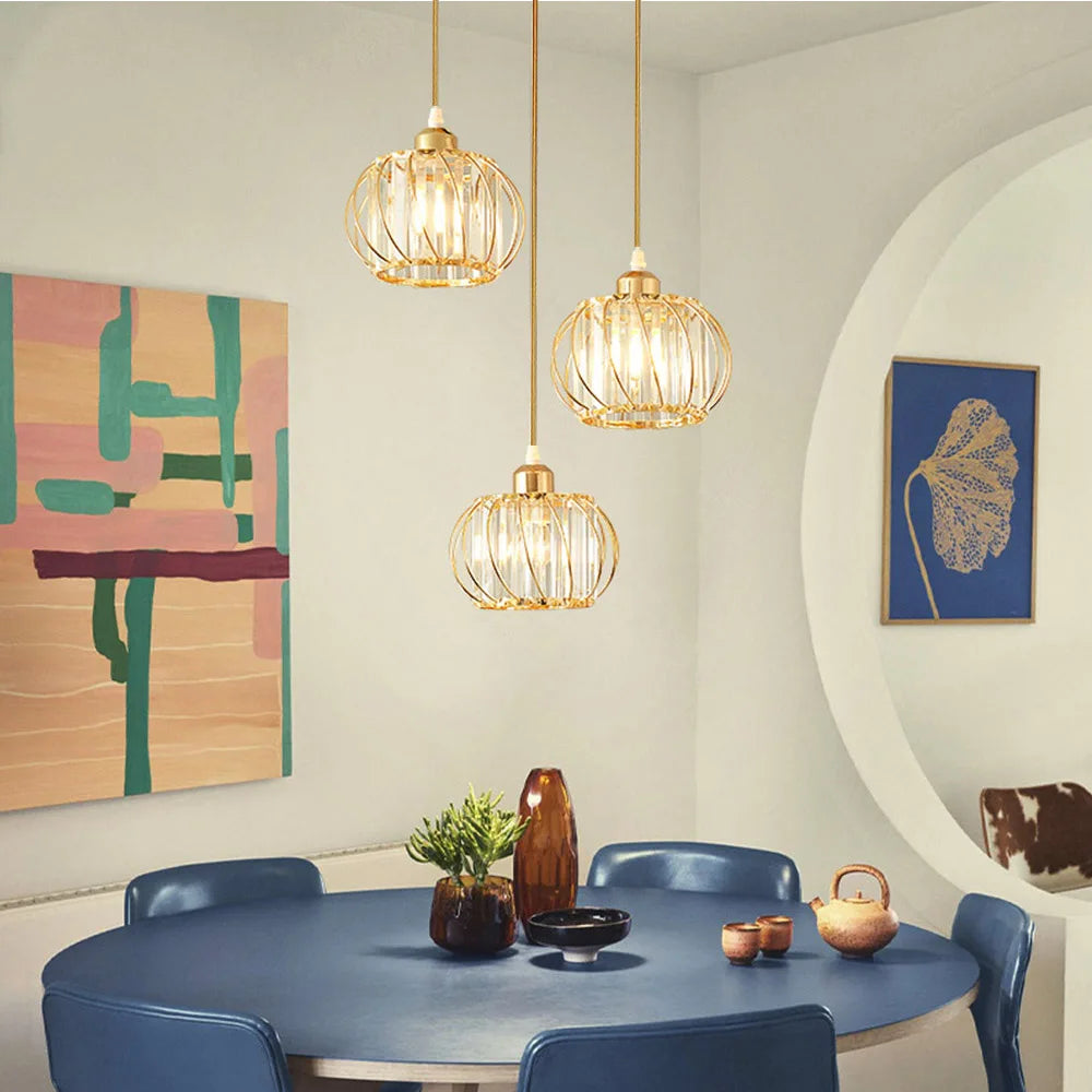 Lustre Nórdico de Vidro com Design Moderno - Casa Ornato