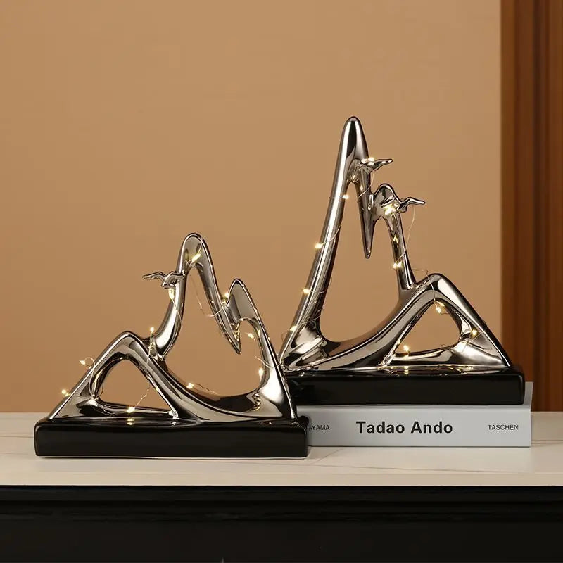 Criativo Jinshan High-Grade Decorações, Luz Moderna, Decorações de luxo para Home Living Room Entrance