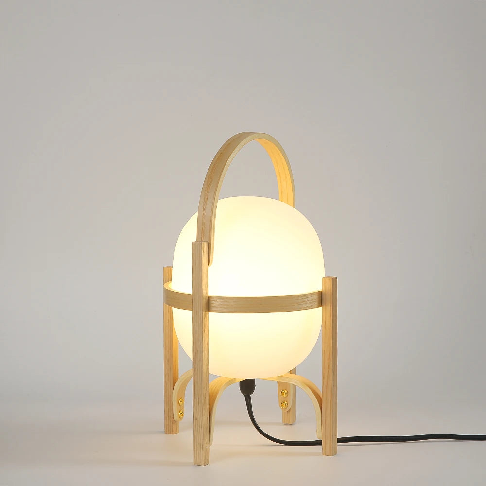 Madeira led lâmpada de mesa sala estar estudo quarto lâmpada cabeceira casa deco moderno simples candeeiro mesa estudante dormitório luminária
