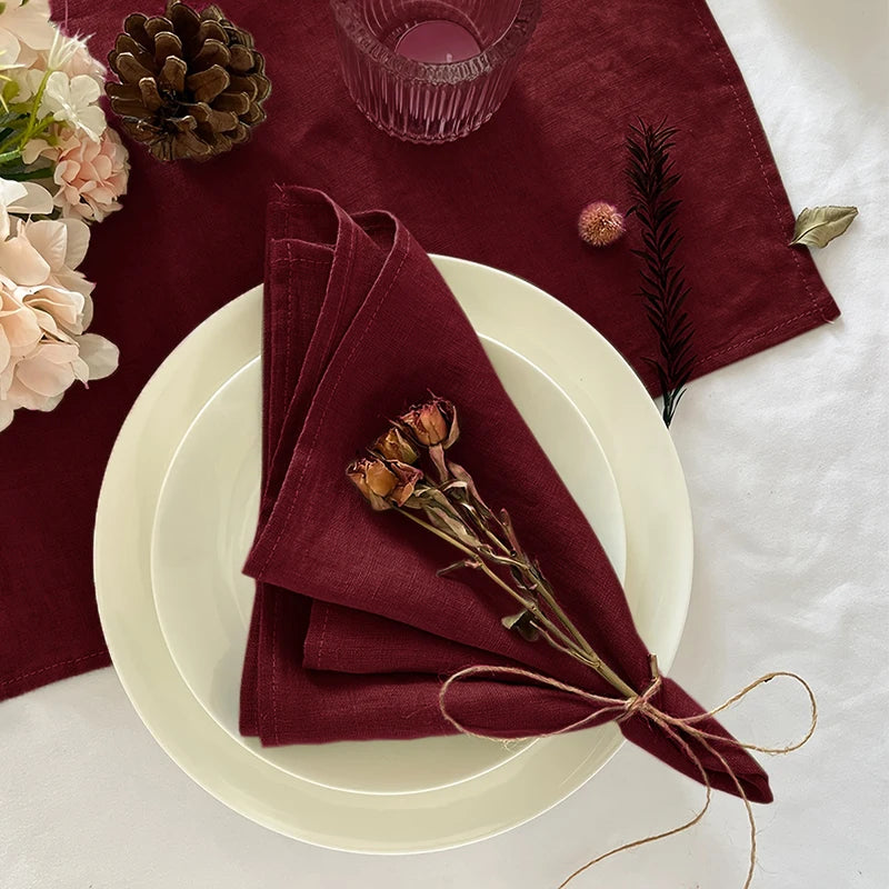 Conjunto Sofisticado de Guardanapos de Poliéster - Casa Ornato