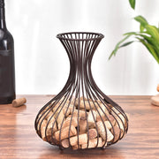 Garrafa De Vinho Barril Rolha De Cortiça, Suporte De Cesta De Armazenamento, Coletor De Cortiça De Ferro, Decoração De Casa, Suprimentos De Cozinha