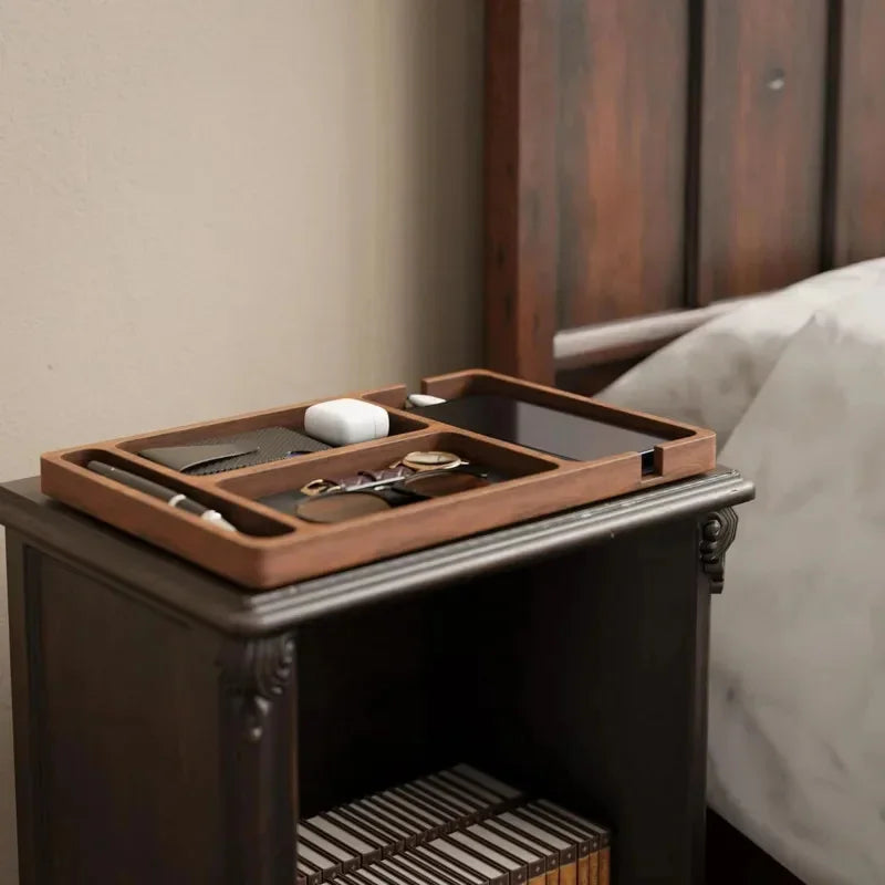 Bandeja Organizadora de Madeira para Escritório - Casa Ornato