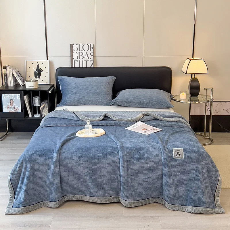 Cobertor de Veludo Coral Elegância - Casa Ornato