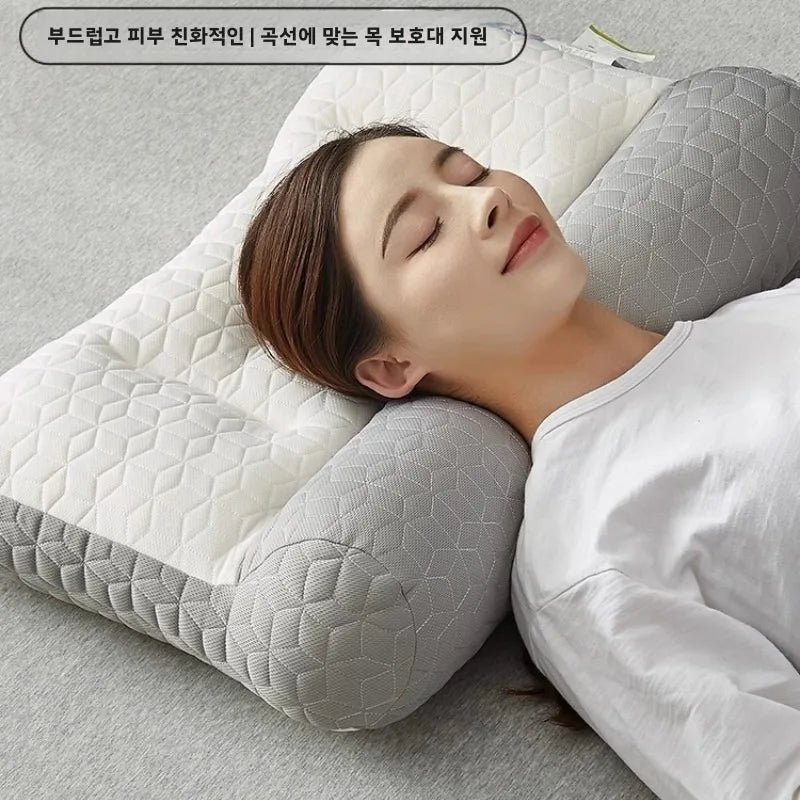 1pc pescoço travesseiro ajuda proteção do sono pescoço massagem sono travesseiro uso quarto cama tamanho 48x74cm