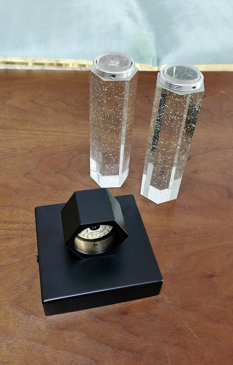 Bolha de cristal lâmpadas parede moderna iluminação led ouro arandelas parede interior sala estar fundo tv quarto corredor decoração casa lustre